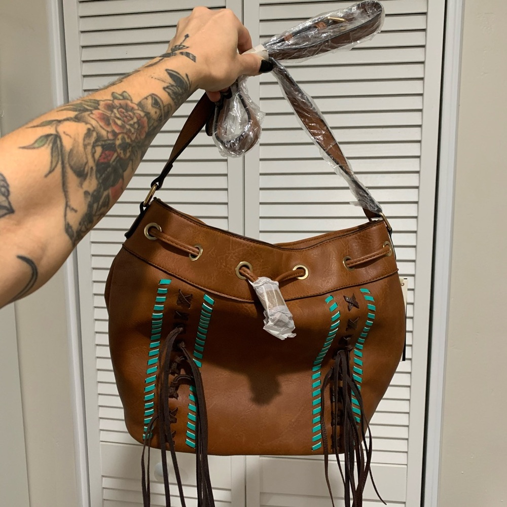 BRAND NEW vegan leather bag